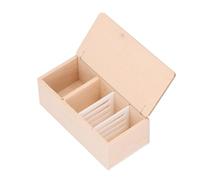 Generic Miniature Refrigerator Toy 1/12 Scale Single Door Wooden Dollhouse Fridge for Playtime Fun 5.1 X 2.5 X 2in