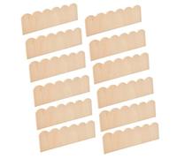 Generic Miniature Shingles Safe Composite Wood Dollhouse Roof Shingle Children, 12pcs 1:12 Dollhouse Shingles