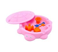 Generic Miniaturized Desktop Turtle Sandbox with Tools Zen Garden Set for Desk, Stress Relief, Gift Idea