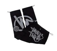 Generic Minus Two Cargo Men's Y2K Jogging Bottoms Y2k Jeans Baggy Hip-Hop Cargo Trousers Harajuku Denim Black Print Loose Men Skirt Straight Trousers with Wide Leg, Grey (grey 2), L