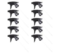 Generic Mist Spray Nozzle 10 Pieces Adjustable Trigger Replacement Compatible with Standard 28/400 Neck Bottles Plastic Heads for Gardening and Home Use