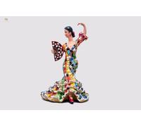 Generic Mix Colors Flamenco Statue Made with Marble Dust and with Enamel. It's The Best Collection in Spain. (8 Centimeters), BFMC01