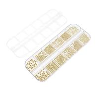Generic Mixed Metal Steel Nail Studs DIY Manicure Jewelry Multi-functional Nail Art Charms for Creative Fingernail Decoration