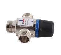 Generic Mixing Valve Automatically Cut Off Temperature Control Device for Kitchen, Toilet, General Accessories, 1 X Thermostatic Mixing Valve (G3/4")