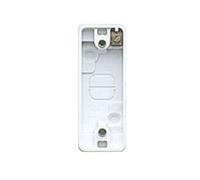 MK Logic Plus K2151WHI White Moulded 1 Gang Architrave Surface Pattress Box