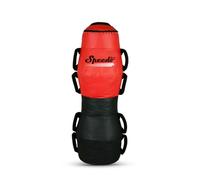 Generic MMA Floor Grappling Dummy with Handles Ground and Pound Training Bag for UFC BJJ Punching Striving Throwing 120 CM - UNFILLED (Red Black, 120 CM)