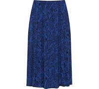 Generic MMK® Women’s Multi Print Swing Flowy Midi Skirt - Ladies Elasticated Waist Stretch Long Length Flare Skort (Paisley Royal, 16-18)