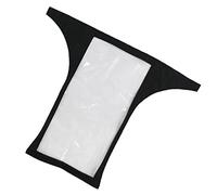 Generic Mobility Scooter Control Panel Cover Waterproof Dustproof Lightweight Foldable Protector with Transparent Center for Electric Vehicle Suitable, Black