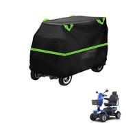 generic Mobility Scooter Cover Compatible with Metro Mobility S800,210D Material,dustproof,Waterproof,Sun-Proof,with Storage Bag（Black Green）