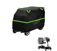 generic Mobility Scooter Cover Compatible with Pride Go Go Endurance Li (S54Lxit),210D Material,dustproof,Waterproof,Sun-Proof,with Storage Bag（Black Green）