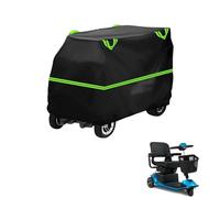 generic Mobility Scooter Cover Compatible with Pride Mobility Revo 2.0 (S66),210D Material,dustproof,Waterproof,Sun-Proof,with Storage Bag（Black Green）
