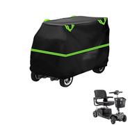 generic Mobility Scooter Cover Compatible with Pride Mobility Revo 2.0 S67,210D Material,dustproof,Waterproof,Sun-Proof,with Storage Bag（Black Green）