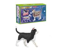 Generic Model Animal Figure Educational Tool With Organ Cutaways And Visible Bones Made Of Suitable for teaching l classroom demonstrations, Tuxedo Cat Anatomy Model
