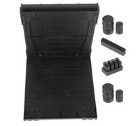 Generic Model Pieces Shelves Black Plastic Display Stand for Action Figures and Hobby Models Rack Storage Container Organizer for Collectibles