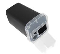 Generic Moderate Size Shaving Knife Vane/Wing Disposal Container Cover Design Odorless Plastic Home Salon (Black)