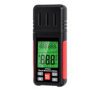 Generic Moisture Meter, Digital Wood Humidity Detector with 3 Color Backlight LCD Display, Data Lock, MAX MIN Tracking, Auto Shutoff, Detachable Probes for Lumber, Concrete, Masonry (HT633)