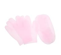 Generic Moisturizing Gel Gloves and Socks Set 2 Pairs Pink Hydrating Overnight Hand and Foot Care for Dry Cracked Skin Softening and Repairing Wellness Care