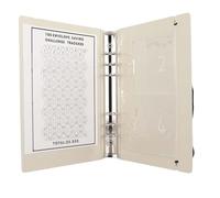 Generic Money Saving Challenge Transparent A5 Budget 25 Sheets for Family Financial Success (Purplish)