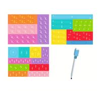 Generic Montessori Magnetic Math Master Set Mathematic Wooden Fraction Books (Lion)