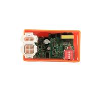 Generic Motorbike 4-speed for AC DC ignition CDI adjustable with DIP switch adjustable for GY6 4+2pin(Orange)