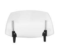 Generic Motorcycle Adjustable Windscreen Stylish Wind Deflector for MT07 MT09 R1 FZ6 Increased Protection Noise Reduction ABS Plastic Universal Fit (Clear)