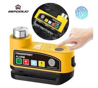 Generic Motorcycle Alarm Disc Brake Lock Anti Theft Protection Padlock (Blue)