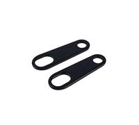 Generic Motorcycle Black Fog Headlight Shock Brackets - Adjustable Fork Clamp for Custom Bobber, Durable Mount Bracket for Turn Signal Use 49-51MM Tube Diameter