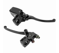 Generic Motorcycle Brake Fit for Master Cylinder Stable Performance Fit for Honda Shadow 400 for Steed, Aluminum Alloy 1" Handlebar Inner Diameter Black 1 Pair for Riders