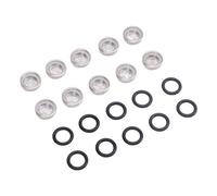 Generic Motorcycle Brake Fit for Master Cylinder Window Clear Lens Universal Replacement 10pcs (12MM)