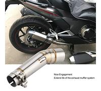 Generic Motorcycle Exhaust Vent Middle Link Pipe High Performance NC700X NC750X NC750S NC700S Engaging Stainless Steel 51mm 2012-2017