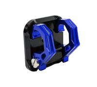 Generic Motorcycle Folding Hook Hanger Mount Rack Holder Armrest Aluminum Alloy CNC Machined with Organized Bag Storage Suitable for Commuting Grocery Runs Daily Rides, Blue