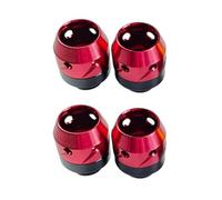 Generic Motorcycle Frame Sliders Crash Protector High Strength Design for Safety High Speed Riding CNC Aluminum 4 Pieces (Red)