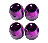 Generic Motorcycle Frame Sliders Crash Protector High Strength Design for Safety High Speed Riding CNC Aluminum 4 Pieces (Purple)
