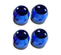 Generic Motorcycle Frame Sliders Crash Protector High Strength Design for Safety High Speed Riding CNC Aluminum 4 Pieces (Blue)