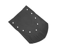 Generic Motorcycle Front Fender Mud Flap Durable DIY Replacement Fit for Honda Fit for Yamaha for Suzuki for Kawasaki for Motorbike Cool Modification Accessories (black beard)