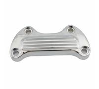 Generic Motorcycle Handle Clamp Handlebar Riser Cover Top Clamp Cover with Rigid Structure and Secure Fastening Design Suitable for Street Bikes Bikes Daily, Electroplated