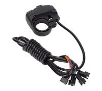 Generic Motorcycle Handlebar Switch Compact Light Horn Turn Switch for Electric Bicycle Vehicle ABS Material 3 in 1 for Street Bike Scooter (48V)