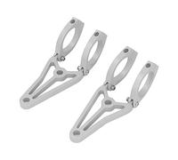 Generic Motorcycle Headlight Bracket Durable Mount Holder Fit for Suzuki, Fit for Victory, CBR, for 33-41mm CNC Fork Tube Mounting for Bike, Street Fighters, Silver Aluminum 2Pcs