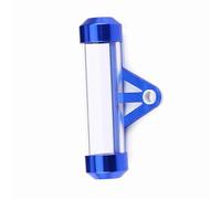 Generic Motorcycle Safe Tax Disc Tube Holder Durable Rustproof for Most Motorcycles with Organic Glass Cover for Small Gadgets Black (Blue)