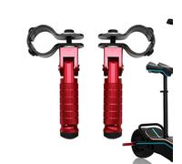 Generic Motorcycle Shelter, Bicycle Footrest Pair of CNC-1 Motorcycle Foot Pedal Mounts on the Back | Folding Fighting for Passengers, Bicycles, S