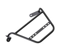 Generic Motorcycle Side Luggage Carrier Sturdy Design for V7 Milano Carbon Rough 2021-2024 Iron Black Finish 12mm (Left: MV833 BBZJ)