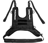 Generic Motorcycle Tank Bag Vest Mount, Universal Fuel Tank Harness, Quick Release Buckle, Adjustable Straps, Waterproof Base for D-Loop Bag Storage