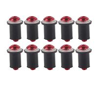 Generic Motorcycle Windscreen Windshield M5 Inner Hexagonal Screws Durable Replacement for Windshield, Wear-Resistant for DIY Enthusiasts 10pcs Black/Silver/Red/Blue for Various Motorcycles (Red)