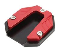 Generic Motorcycles Kickstand Pad, Motorbike Side Stand Support Plate Foot Extender Floor Protector for Parking on Soft Ground Grass Sand Slippery Anti Sinking (Red)