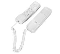 Generic Mountable Corded Telephone, Key Sensitive Landline Phone, Adjustable Ringtone Volume, Plug and Play, Protection, for Family Business Hotel Rooms