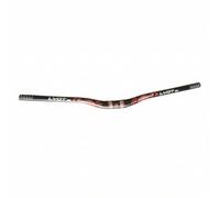 Generic Mountain Bike Handlebar Riser Bar Flat Bar Bar Bar 6061 Aluminum Alloy Design With Ergonomic Angle To Ease Wrist Strain, Matte Black With Red Logo, 780mm X 31.8mm Swallow Handlebar