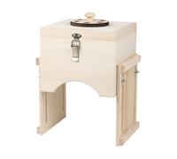 Generic Moxibustion Box Accessory Moxas Wooden Heating Stand Ergonomic Device Precision Adjustable Ideal for Relaxation Gift Use P, S