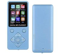 Generic MP3 Player Crossshaped Buttons Multiple Play Modes for Bookworms, Matte Material Body (Blue)