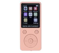 Generic MP3 Player Super Slim HiFi Sound Music Device for Study Sports Portable 1.8in Colour Screen 32GB (Golden)