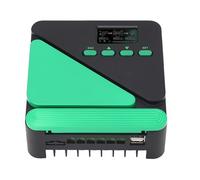 Generic MPPT Solar Charge Controller 12V 24V Intelligent Regulator LCD Display for AGM Gel SEL Flooded Lithium Battery Charging, with Protection Functions and System Maintenance, for Highway (10A)